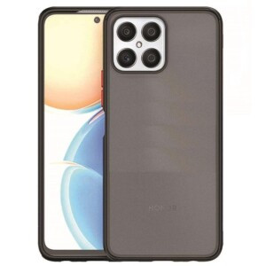 Coque Honor X8 noire translucide