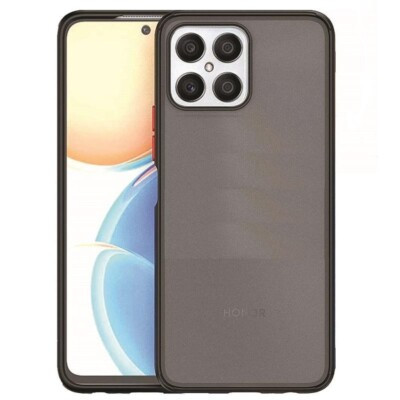 Coque Honor X8 noire translucide