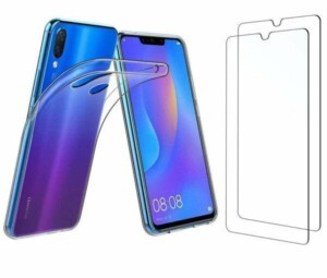 Coque Huawei P Smart Plus avec verre trempe