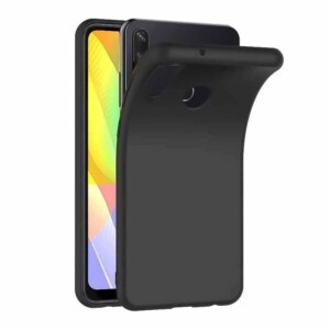 Coque Huawei Y6P silicone souple noir