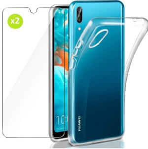 Coque Huawei Y6s avec verre trempe
