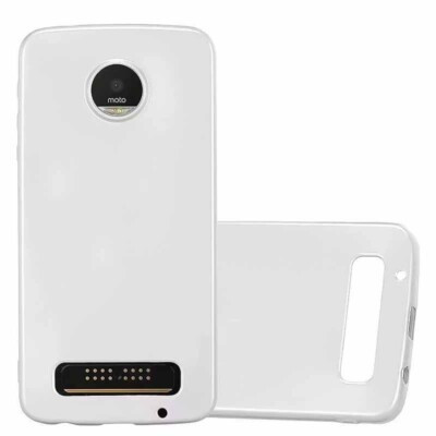 Coque Motorola Moto Z Play Blanc Transparent