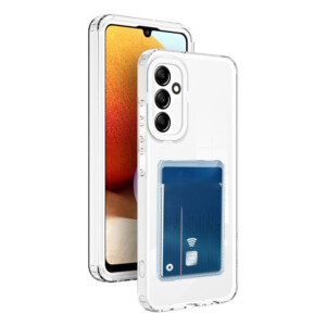 Coque Samsung A05s transparente porte carte