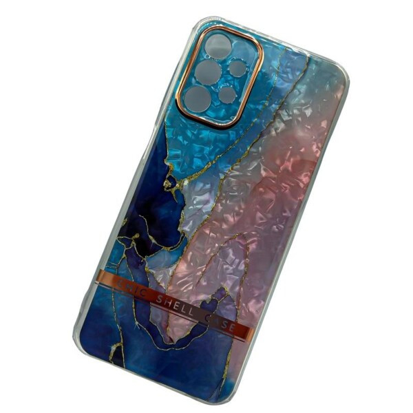 Coque Samsung A13 5G effet marbre turquoise 1
