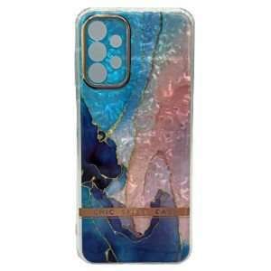 Coque Samsung A13 5G effet marbre turquoise
