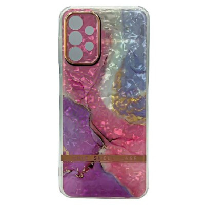 Coque Samsung A13 effet marbre rose