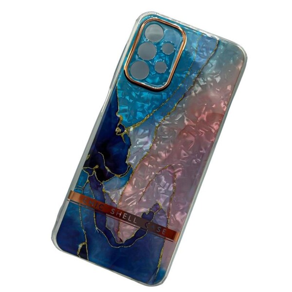 Coque Samsung A13 effet marbre turquoise 1