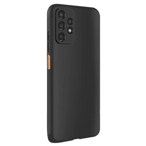 Coque Samsung A13 noire souple protection camera