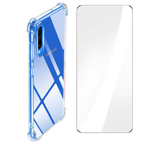 Coque Samsung A50 antichoc avec verre trempé