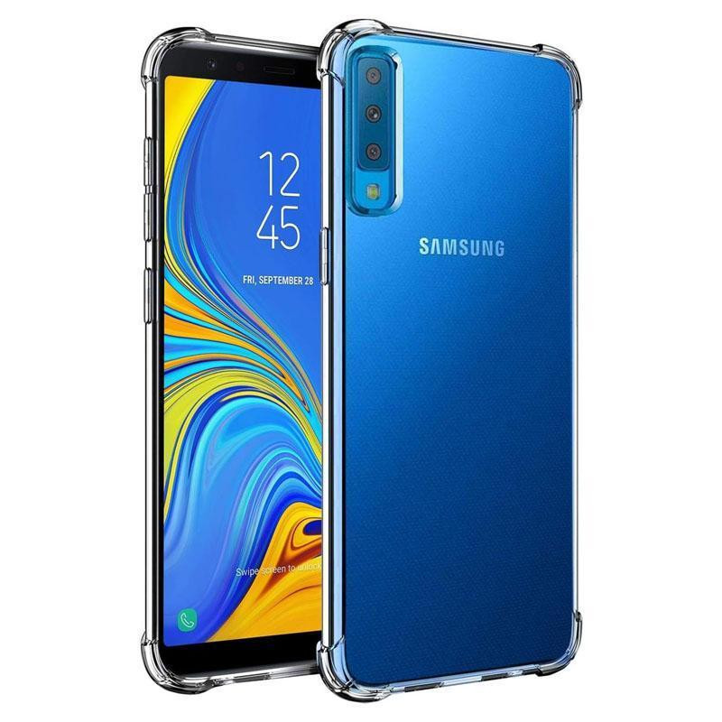 Coque Samsung A7 2018 antichoc transparente