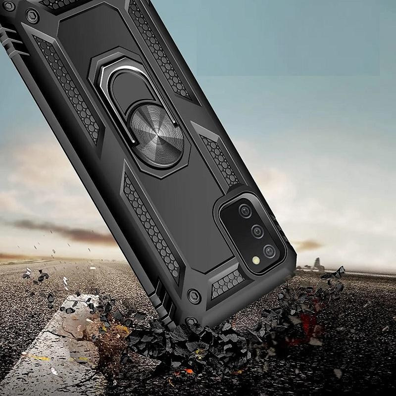 Coque Samsung Galaxy A02s Antichoc anneau 1