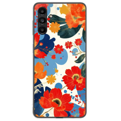 Coque Samsung Galaxy A04s florale artistique.2