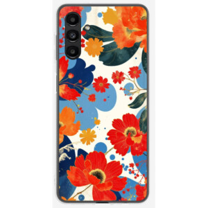 Coque Samsung Galaxy A05s florale artistique.1