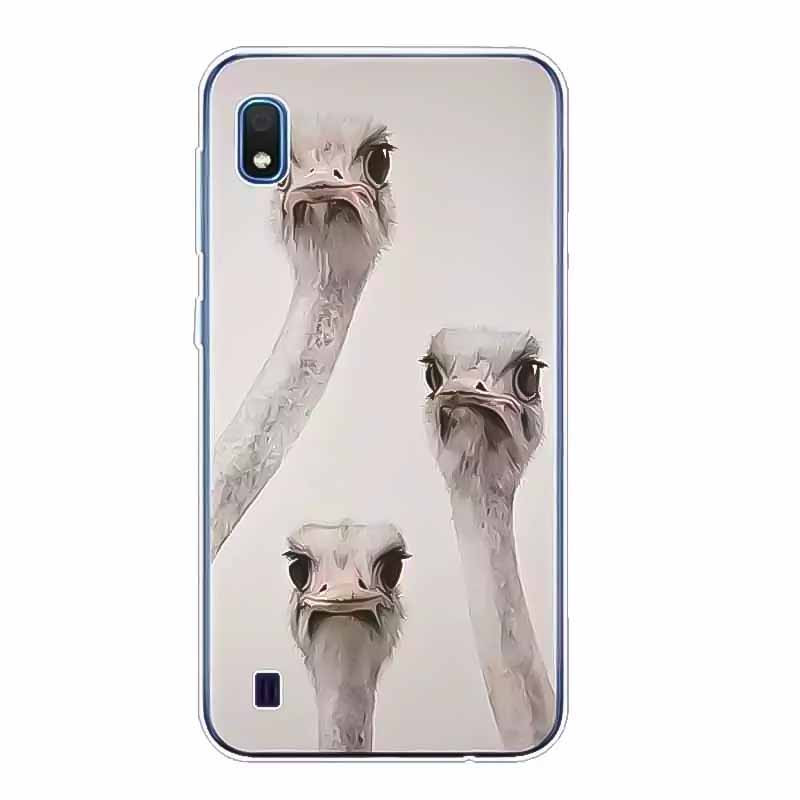 Coque Samsung Galaxy A10 autruche