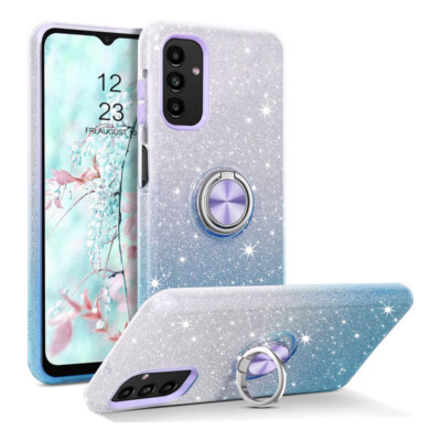 Coque Samsung Galaxy A13 paillettes avec anneau Coque Samsung Galaxy A13 paillettes avec anneau