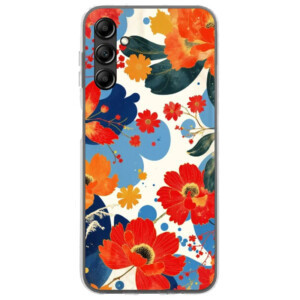 Coque Samsung Galaxy A14 florale artistique.1