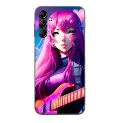 Coque Samsung Galaxy A14 manga guitare