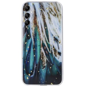 Coque Samsung Galaxy A14 paillettes doré