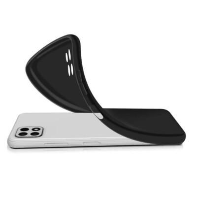 Coque Samsung Galaxy A22 5G silicone souple noir