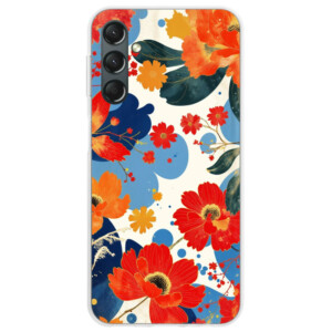 Coque Samsung Galaxy A24 florale artistique.1