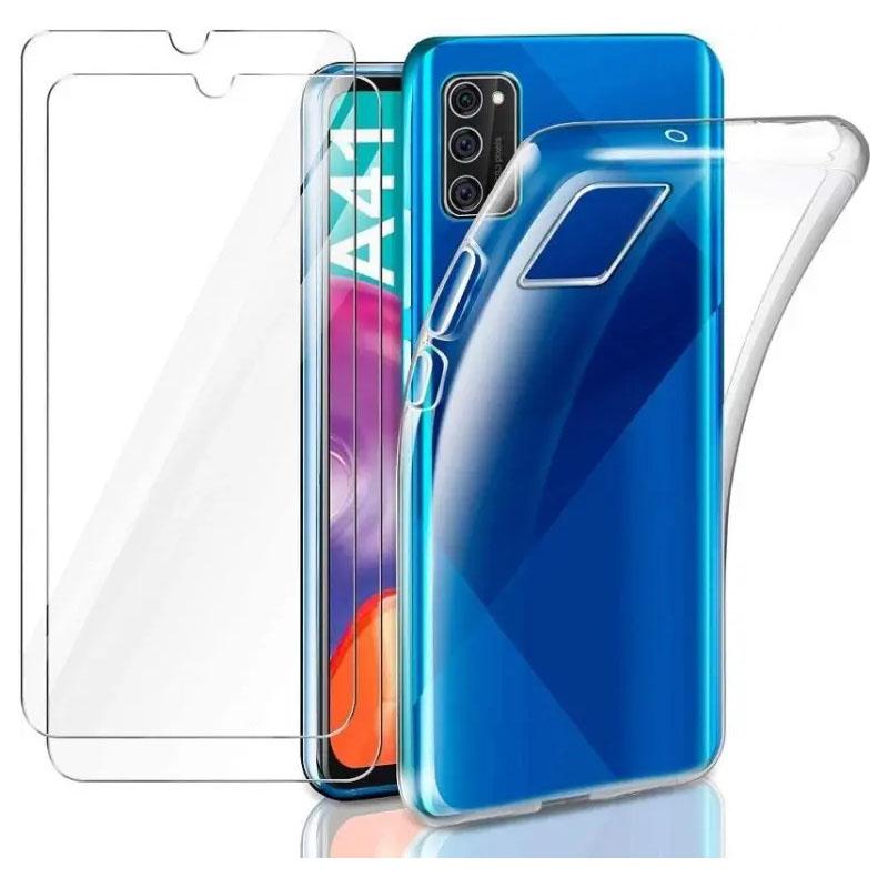 Coque Samsung Galaxy A41 avec verre Trempé