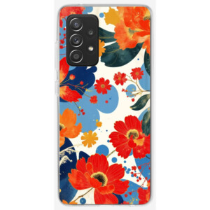 Coque Samsung Galaxy A52s florale artistique.1