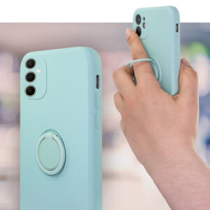 Coque Samsung Galaxy A55 silicone anneau