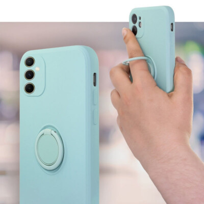 Coque Samsung Galaxy A55 silicone anneau