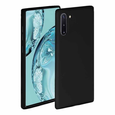 Coque Samsung Galaxy Note 10 silicone souple noir Coque Samsung Galaxy Note 10 silicone souple noir