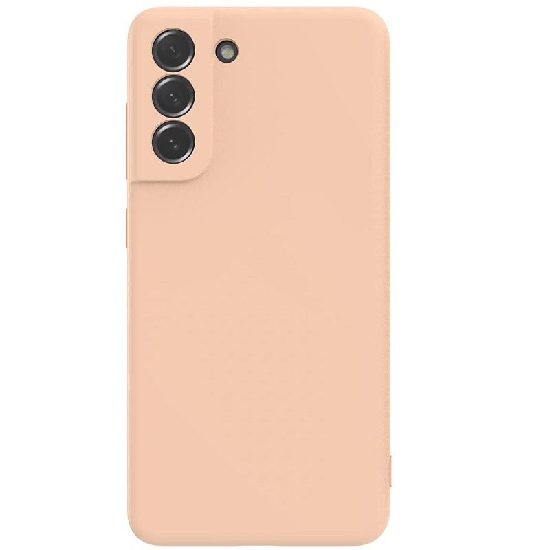 Coque Samsung Galaxy S21 FE rose silicone