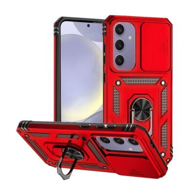 Coque Samsung Galaxy S24 antichoc rouge