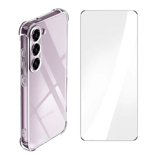 Coque Samsung Galaxy S25 antichoc avec verre trempé