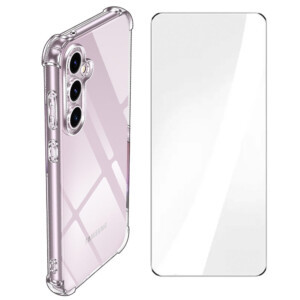 Coque Samsung S23 FE antichoc avec verre trempé