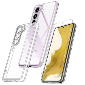 Coque Samsung S23 antichoc avec verre trempe