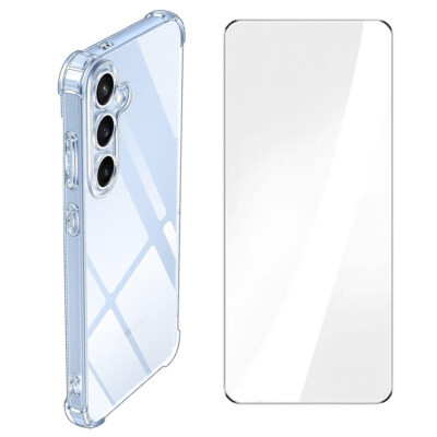 Coque Samsung S25 antichoc avec verre trempé