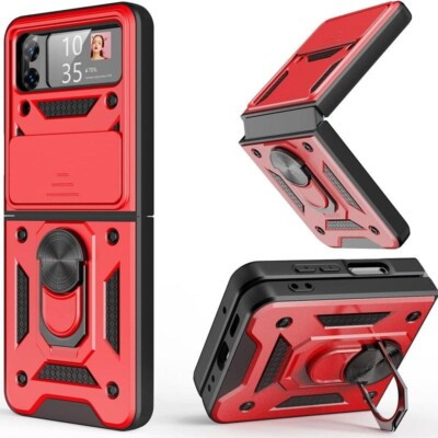 Coque-Samsung-Z-Flip-4-antichoc-rouge Coque Samsung Z Flip 4 antichoc rouge