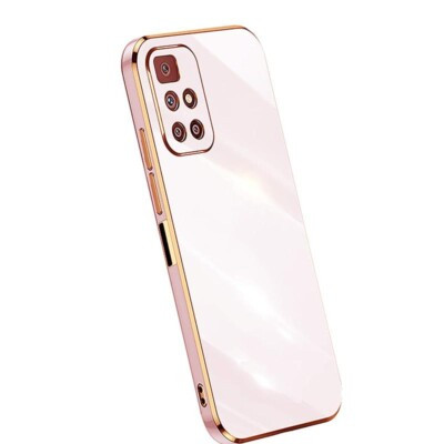 Coque Xiaomi Redmi 12C dorée transparente