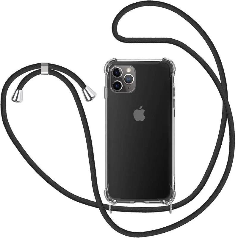 Coque iPhone 11 Pro Max avec cordon transparent