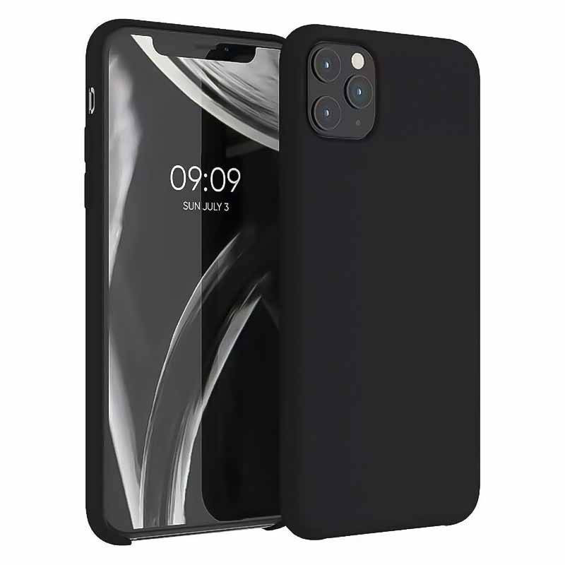 Coque iPhone 11 Pro Max silicone souple noir