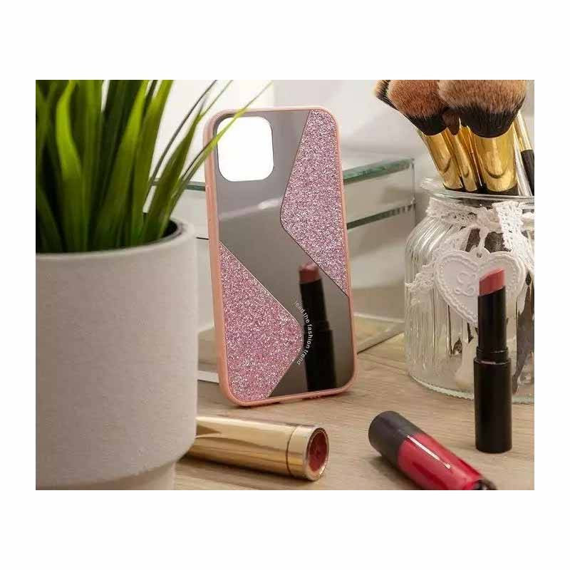 Coque iPhone 12 Mini Glamour Paillettes Miroir 1