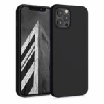 Coque iPhone 12 Pro Max silicone souple noir