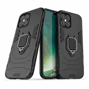 Coque iPhone 12 Pro antichoc avec support bague 1