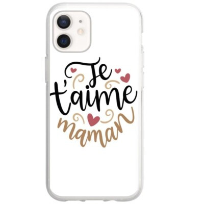 Coque iPhone 12 maman