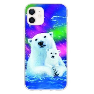 Coque iPhone 12 mini ours polaire