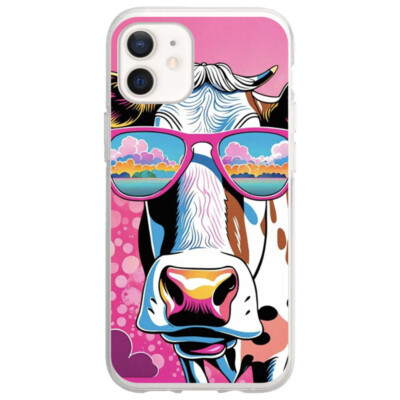 Coque iPhone 12 vache