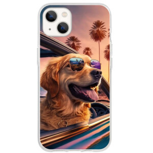 Coque iPhone 13 Chien Miami