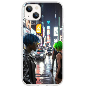 Coque iPhone 13 Cyberpunk Tokyo.1