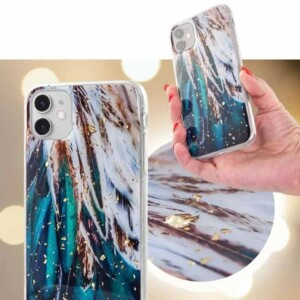 Coque iPhone 13 Mini Paillettes Dorees 1