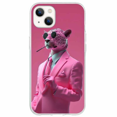 Coque-iPhone-13-Panthere-rose Coque iPhone 13 Panthère rose