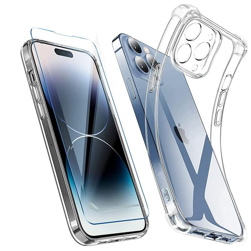 Coque iPhone 13 Pro Max antichoc avec film